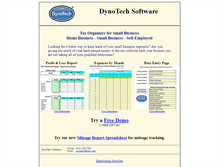 Tablet Screenshot of dynotech.com